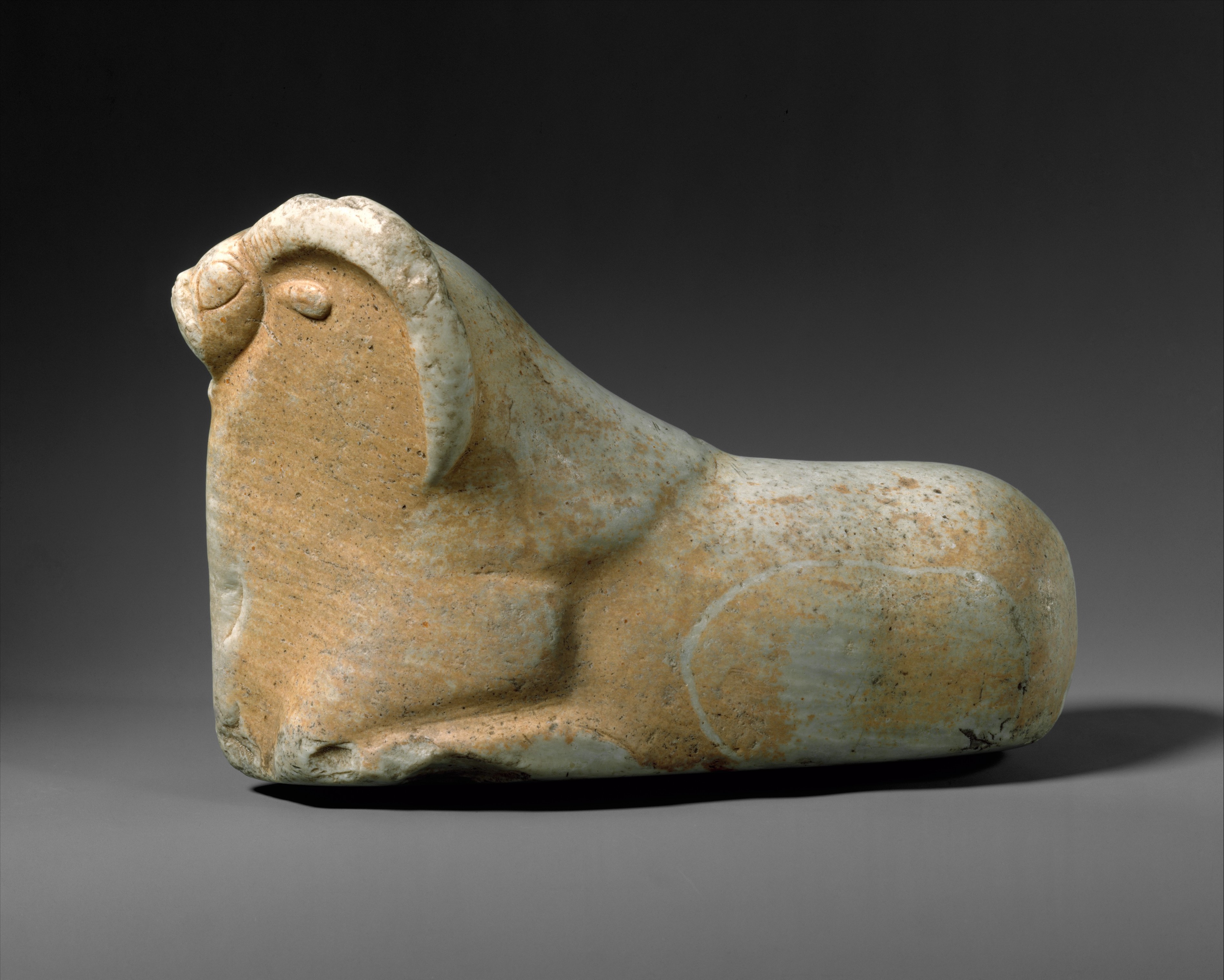 Reclining mouflon | Indus | Mature Harappan | The Metropolitan Museum of Art
