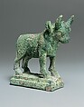 Standing bull, Copper alloy, shell