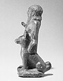 Man and dog, Bronze, Babylonian