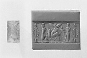 Cylinder seal, Chalcedony, Mitanni