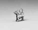 Dog pendant, Gold
