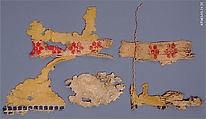 Textile fragment, Wool, cotton, Sasanian