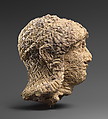 Head of a female, Ceramic, Babylonian