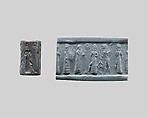 Cylinder seal, Hematite, Babylonian