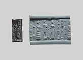 Cylinder seal, Hematite, Babylonian