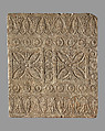 Threshold pavement slab with a carpet design, Gypsum alabaster, Assyrian