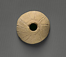 Spindle whorl, Ceramic, Sumerian