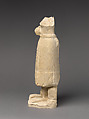 Fragments of male worshiper, Limestone, Sumerian