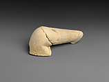 Arm fragment, Limestone, Sumerian