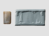 Cylinder seal, Chalcedony, Kassite