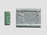 Cylinder seal, Faience, Kassite