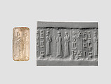 Cylinder seal, Rock crystal, Babylonian