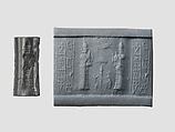 Cylinder seal, Hematite, Babylonian