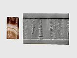 Cylinder seal, Agate, Babylonian