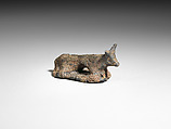 Dog figure, Bronze