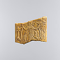 Amulet with a Lamashtu demon, Limestone, Babylonian