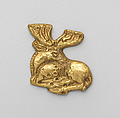 Reproduction of a Sarmatian plaque in the form of an elk, Electrotype