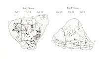 Cuneiform tablet: fragment concerning canals (Sum.e), Clay, Sumerian
