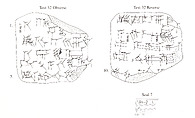 Cuneiform tablet impressed with cylinder seal: record of irrigation work, Clay, Neo-Sumerian