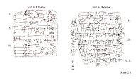 Cuneiform tablet: record of rations of beer, bread, oil, and onions for messengers, Clay, Neo-Sumerian