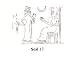 Cuneiform tablet impressed with cylinder seal: shipment of barley, Clay, Neo-Sumerian
