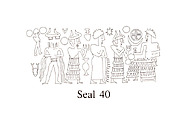 Cuneiform tablet case impressed with three cylinder seals, for cuneiform tablet 66.245.19a: legal decision by appointed judges, Clay, Old Assyrian Trading Colony