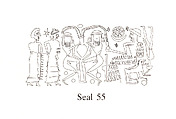 Cuneiform tablet case impressed with four cylinder seals, for cuneiform tablet 66.245.15a: quittance, Clay, Old Assyrian Trading Colony