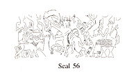 Cuneiform tablet case impressed with four cylinder seals, for cuneiform tablet 66.245.15a: quittance, Clay, Old Assyrian Trading Colony