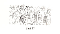 Cuneiform tablet case impressed with four cylinder seals in Anatolian and Old Assyrian style, for cuneiform tablet 66.245.16a: quittance for a loan in silver, Clay, Old Assyrian Trading Colony