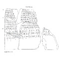 Cuneiform tablet: fragment of a ritual text, Clay