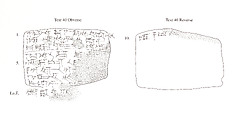 Cuneiform tablet: account of receipt of apparel for divinities, Ebabbar archive, Clay, Babylonian