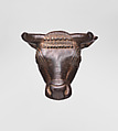 Bull's head, Steatite or serpentine, Neo-Sumerian