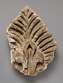 Relief fragment, Stucco, Sasanian or Islamic