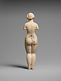 Figure of a standing woman, Gypsum alabaster, Parthian