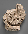 Relief fragment, Stucco, Sasanian or Islamic