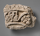 Relief fragment, Stucco, Sasanian or Islamic