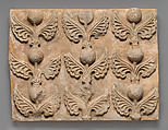 Frieze, Stucco, originally painted and gilded, Sasanian or Islamic