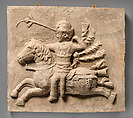 Panel, Stucco, Sasanian