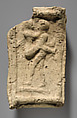 Molded plaque: couple, Ceramic, Isin-Larsa–Old Babylonian