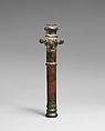 Anthropomorphic tube, Bronze, Iran