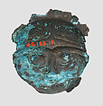 Boss from a disc-headed pin, Bronze, Iran