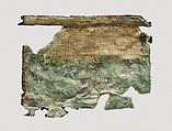 Plaque, Iron, ivory/ bone, Iran
