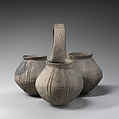 Tripartite vessel, Ceramic, Yortan