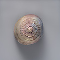 Beaker with tongue and guilloche patterns, Glass, Egyptian Blue, Iran