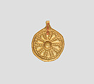 Rosette pendant, Gold, Iran