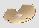 Bowl rim sherd, Ceramic