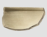 Bowl sherd, Ceramic