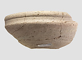 Bowl rim sherd, Ceramic