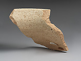 Jar rim sherd, Ceramic