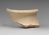 Jar rim sherd, Ceramic